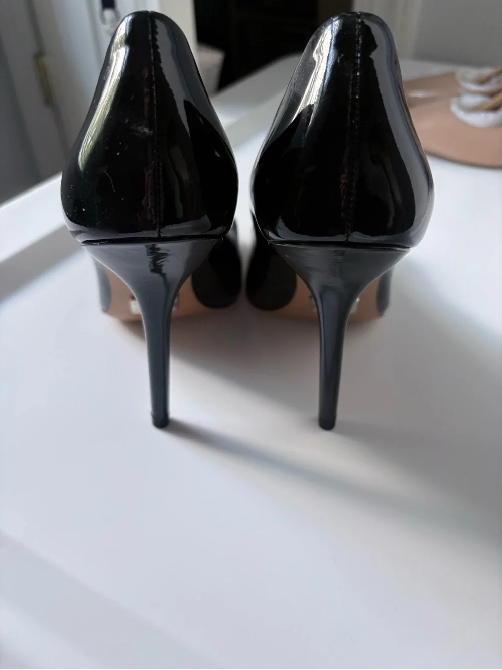 Michael Kors Black Patent Leather High Heel Pumps